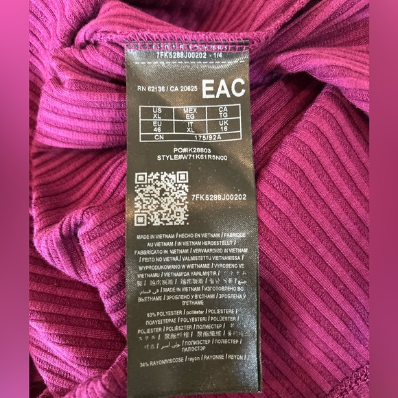 Guess- XL - Purple - Dress - Picture 6 of 7